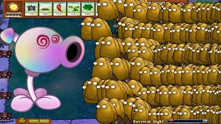 Plants vs Zombies Hack Hypno Pea vs 9999 Tall Nut Zombie | MrongerPvZ