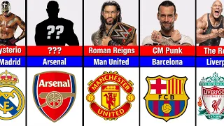 WWE Wrestlers and Their Favorite Football Clubs | Favorite Football Club of WWE Wrestlers