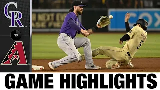 Rockies vs. D-backs Game Highlights (7/8/22) | MLB Highlights