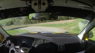 Osterrallye Tiefenbach 2019 WP4 Schubert/Raab Mitsubishi Evo 6