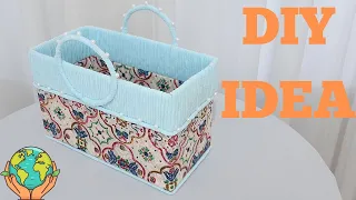 INCREDIBLY BEAUTIFUL DIY ORGANIZER MADE OF CORD AND CARDBOARD🤩