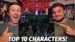 Top 10 Favorite Stranger Things Characters!