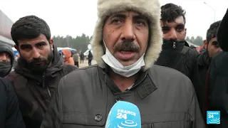 "I will never go back to Iraq" say migrants stuck at Belarus border • FRANCE 24 English