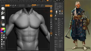 Shinobi | Game Character | Part 1 | Base Mesh | ZBrush