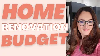 Home/house renovation budget using excel | How to manage a new build budget.