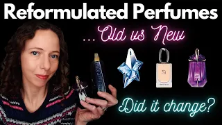 Reformulated Fragrances Old vs New Formulation Perfumes Comparison Mugler Angel Alien Armani Si EDP