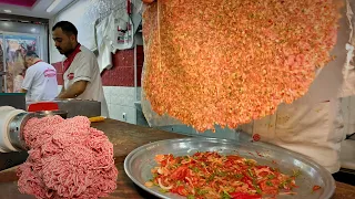 Ultimate Street Food in HATAY, TURKEY 🇹🇷 Antakya Tebsi Kebab + Giant Kunafa