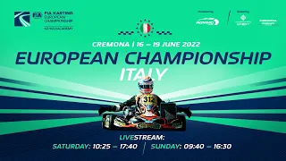 FIA Karting European Championship 2022 KZ/KZ2/Academy Trophy, Round 2 - Cremona / Italy (Saturday)