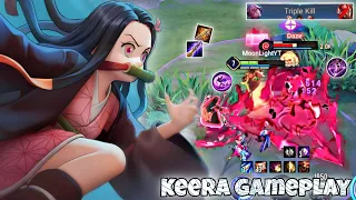 Keera Jungle Pro Gameplay | Nezuko Kamado Skin | Arena of Valor Liên Quân mobile CoT