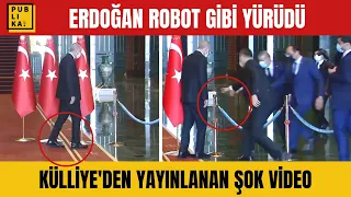 Tayyip Erdoğan'ın yürüyemediği görüntüler hastalığını hatırlattı | Son Dakika