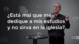 #115 ¿Está mal que solo estudie y no sirva en la Iglesia? - #CorsonEn1Minuto