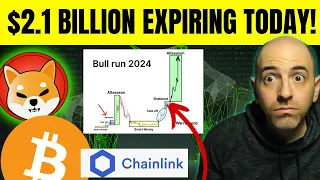 JUST IN MASSIVE INFLOWS SHIBA INU COIN UPDATE $2.1 BILLION EXPIRING TODAY! CHAINLINK WITH HUGE NEWS!