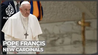 Pope Francis is set to name 20 new cardinals