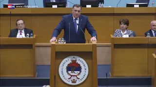 Milorad Dodik žestoko izvređao opoziciju u Skupštini RS (BN Televizija 2020)