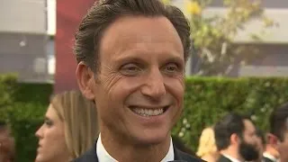 Tony Goldwyn talks "Scandal" on the Emmys 2016 red carpet