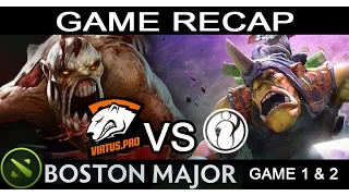 Virtus Pro vs IGV Game 1 & 2 | Boston Major 2016 | Round 1 Main Event | Dota 2