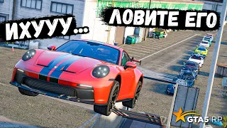 КАСКАДЁР УХОДИТ НА PORSCHE 911 ОТ ПОГОНИ В GTA 5 RP BURTON !