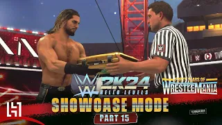 WWE 2K24 Showcase Mode Gameplay Part 15 - WrestleMoney In The Bank - Brock Lesnar vs Roman Reigns
