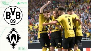 Borussia Dortmund vs SV Werder Bremen | Bundesliga | EA Sports FC 24 | PS5™