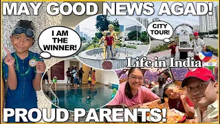 LIFE in INDIA: MAY GOOD NEWS AGAD! SUPER PROUD PARENTS! DAMING GANAP NA ARAW MAY PA CITY TOUR PA!