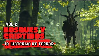 10 Historias de Terror de Bosques y Críptidos / Encuentros de Terror