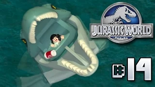 Mosasaur Feeding Time!! Jurassic World LEGO Game - Ep14