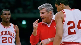 Legendary NCAA coach Bob Knight, who brought three national titles to Indiana, dies at 83