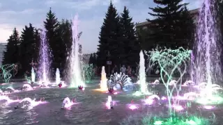 Поющий фонтан в Челябинске 25 05 2015г