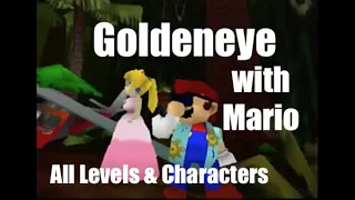 Goldeneye With Mario Characters | ALL STAGES, ALL CAMEOS, ALL CUTSCENES