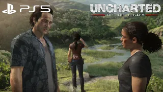 Uncharted: The Lost Legacy - Chole, Nadine & Sam Chase After Asav 1080p PS5