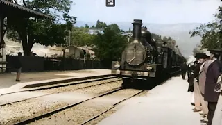 Arrival of a Train at La Ciotat (1895) - [Restored Footage - 4K, 60fps, Colorized by AI]