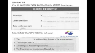 Ielts Listening Test From Past Real Exams #3 With Key