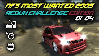 NFS MW 2005 - REDUX Challenge Series - Stage (01-04) // [4k60FPS]