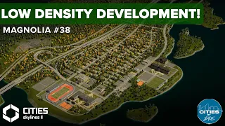 Building a Quaint Small Town with Low Density Housing! | Let's Play Cities Skylines 2 | Magnolia 38