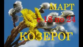 КОЗЕРОГ. ТАРО-ПРОГНОЗ на НЕДЕЛЮ с 18 по 24 МАРТА 2019г.