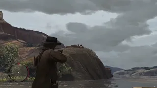 Red Dead Redemption - blowed by his own dynamite