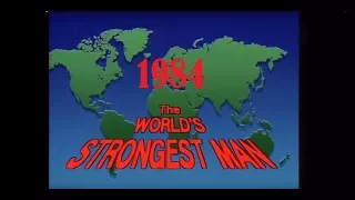 Sterkste man van de wereld  1984 World's Strongest Man - Mora (Sweden).