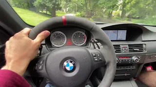 Modified BMW E92 M3 DCT Downshifts Incredible Sounds