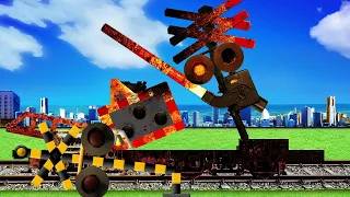 踏切 アニメ | 錆びついたふみきりシリーズ 傑作選 なおす | 4k | Rusted Railroad Crossings and Ambulances