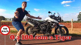 TIGER 800 - 0 A 100 KM/H, QUANTOS SEGUNDOS ELA LEVA PARA ATINGIR 100 KM/H ??