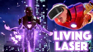 FIRST BOSS FIGHT: LIVING LASER! Iron Man VR Story Gameplay | PSVR First Look