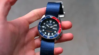 You're wearing your nato strap the WRONG way