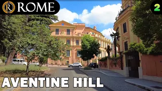 Rome guided tour ➧ Aventine Hill (2) - Piazza del Tempio di Diana [4K Ultra HD]