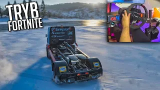 Forza Horizon 4 - "Tryb Fortnite" Ścigałem się z Panem Jarosławem1!!1 / Fanatec v2.5 H-shifter