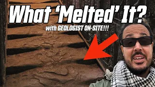 DENDERA "MELTED STAIRCASE" - GEOLOGIST EXPLAINS MELTED STEPS IN HATHOR TEMPLE, DENDERA, EGYPT!