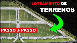 COMO FAZER um LOTEAMENTO RURAL ou URBANO de TERRENOS