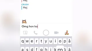 Berättar för min crush att jag gillar hon