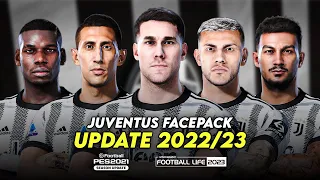 JUVENTUS FULL FACEPACK 2022/23 | SIDER AND CPK | EFOOTBALL PES 2021 & SP FOOTBALL LIFE 2023