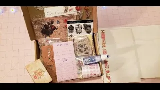 Your Creative Studio Unboxing - May 2021- Vintage Style Junk Journal Goodies - #yourcreativestudio