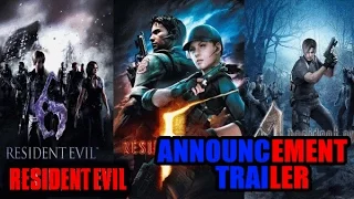 Resident Evil 4, 5, 6 Remastered - Available On PS4 - Launch Trailer HD